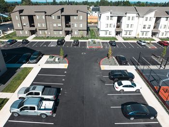 Parking lot view